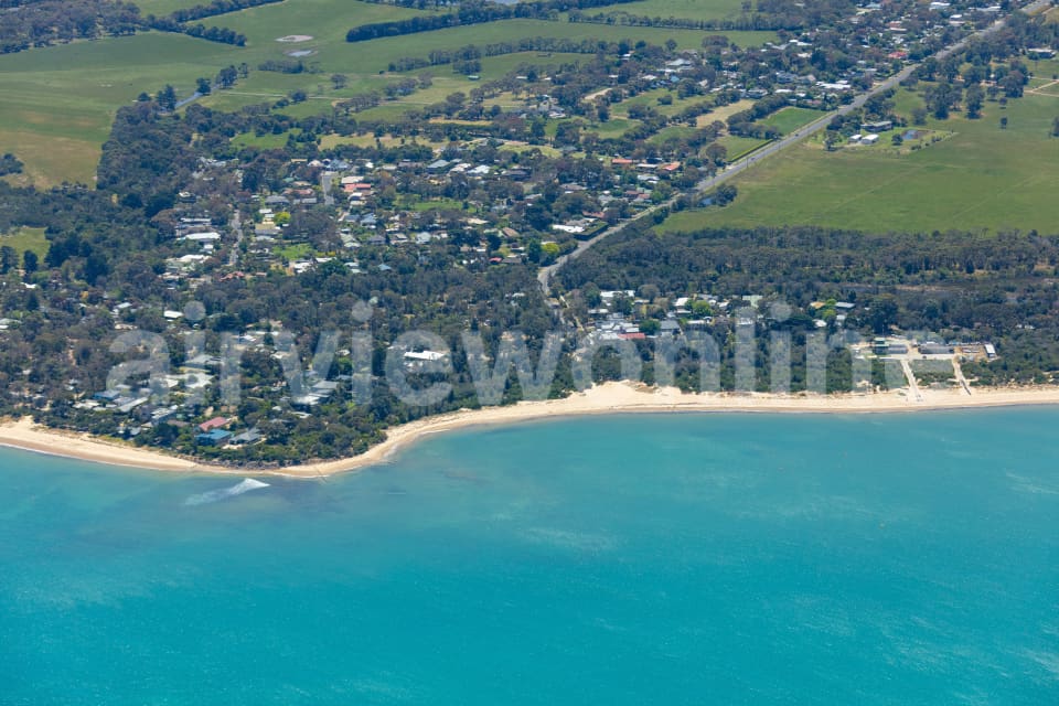 Aerial Image of Balnarring Beach Victoria