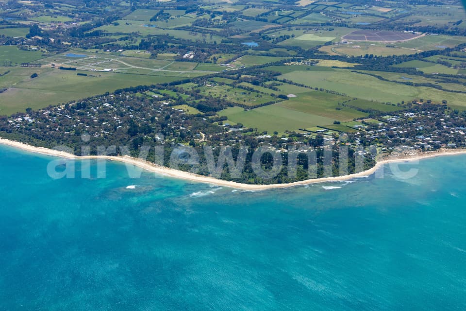 Aerial Image of Balnarring Beach Victoria