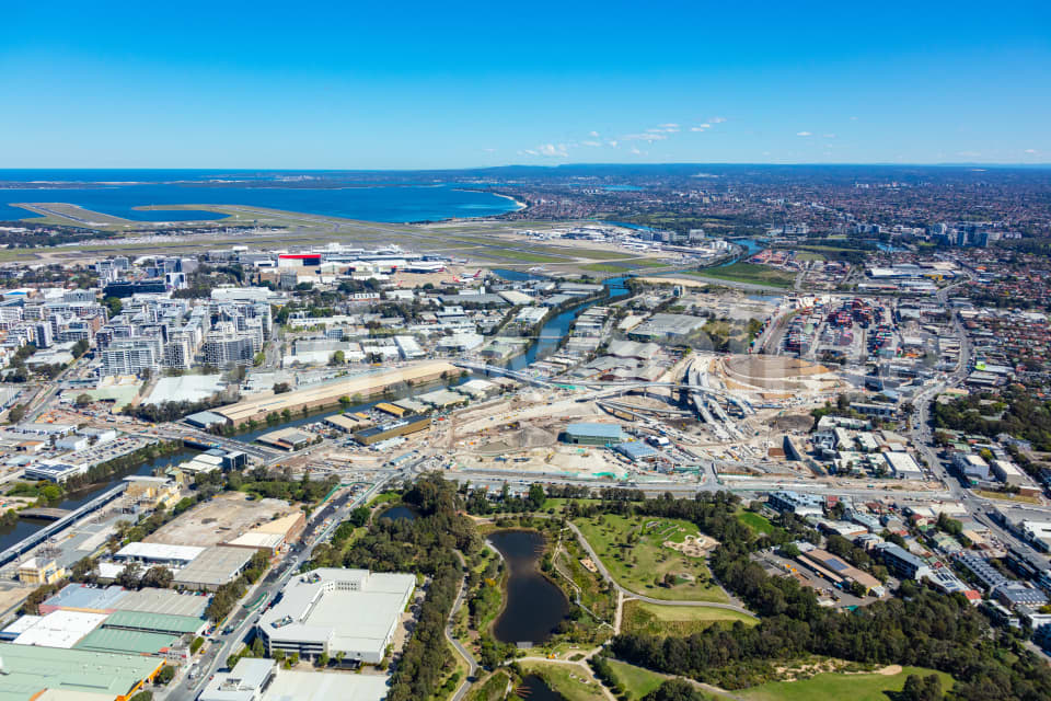 Aerial Image of WestConnex Development