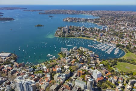 Aerial Image of ELIZABETH BAY, POTTS POINT, KINGS CROSS DEVELOPMENT