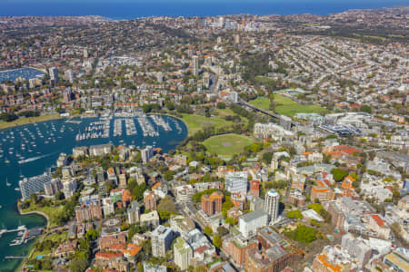 Aerial Image of ELIZABETH BAY, POTTS POINT, KINGS CROSS DEVELOPMENT