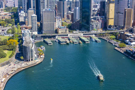 Aerial Image of CIRCULAR QUAY AND SYDNEY CBD