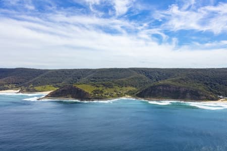 Aerial Image of THELMA HEAD AND LITTLE GARIE BEACH