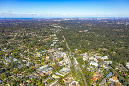 Aerial Image of TURRAMURRA STATION