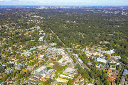 Aerial Image of TURRAMURRA STATION