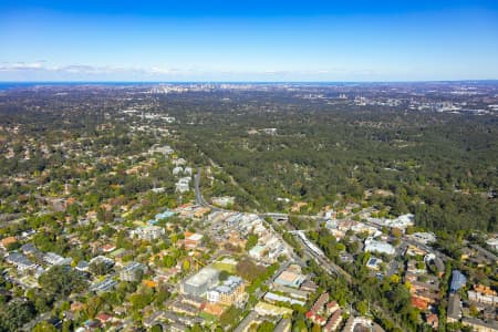 Aerial Image of TURRAMURRA STATION