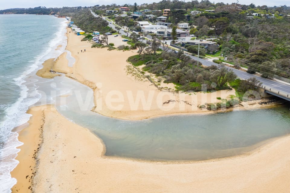 Aerial Image of Mount Martha Beach