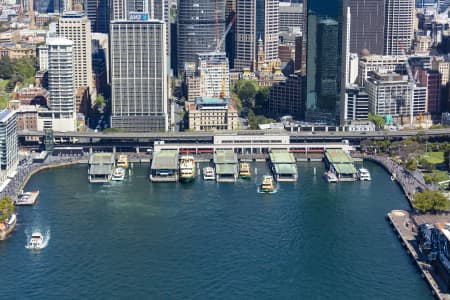 Aerial Image of CIRCULAR QUAY 2019