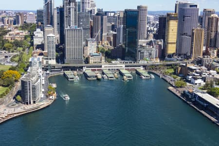 Aerial Image of CIRCULAR QUAY 2019