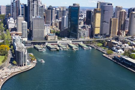 Aerial Image of CIRCULAR QUAY 2019