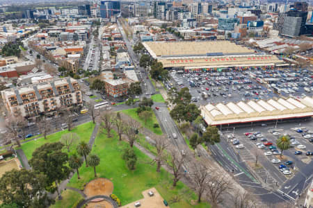 Aerial Image of FLAGSTAFF GARDENS AND QUEEN VICTORIA MARKETS