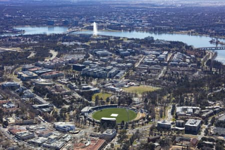 Aerial Image of MANUKA OVAL CANBERRA