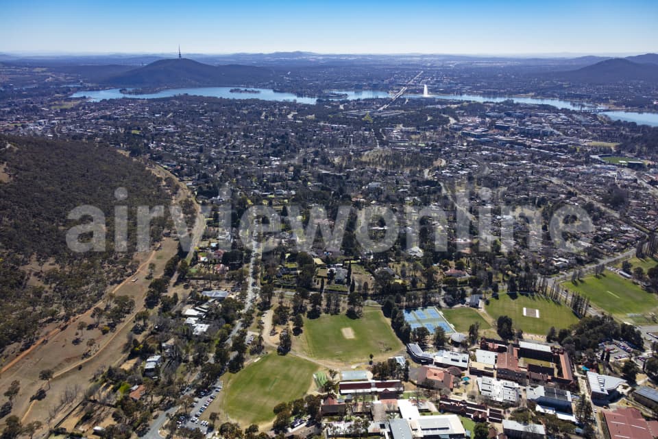 Aerial Image of Red Hill Canberra