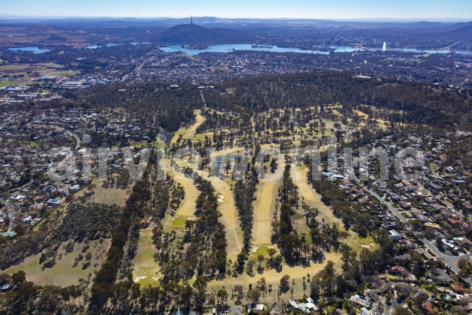 Aerial Image of The Federal Golf Club Canberra