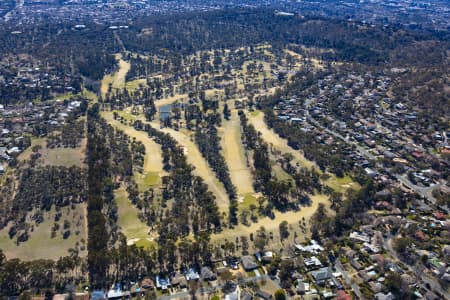 Aerial Image of THE FEDERAL GOLF CLUB CANBERRA