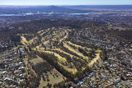 Aerial Image of THE FEDERAL GOLF CLUB CANBERRA