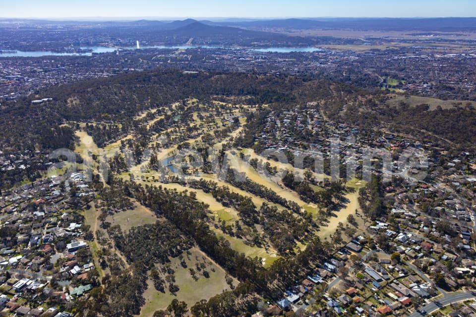 Aerial Image of The Federal Golf Club Canberra