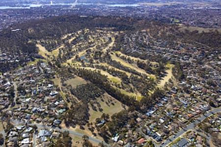 Aerial Image of THE FEDERAL GOLF CLUB CANBERRA