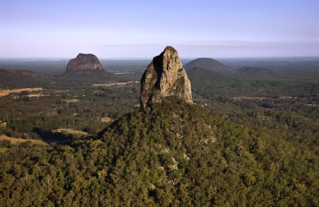 Aerial Image of GLASS HOUSE MOUNTAINS