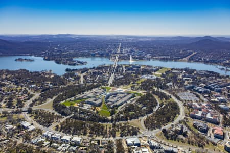 Aerial Image of PARLIAMENT HOUSE CANBERRA
