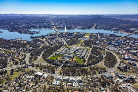 Aerial Image of PARLIAMENT HOUSE CANBERRA