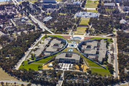 Aerial Image of PARLIAMENT HOUSE CANBERRA