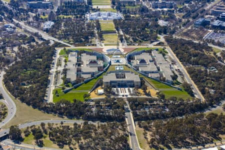 Aerial Image of PARLIAMENT HOUSE CANBERRA