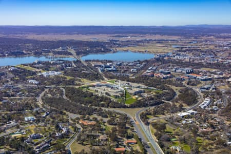 Aerial Image of PARLIAMENT HOUSE CANBERRA