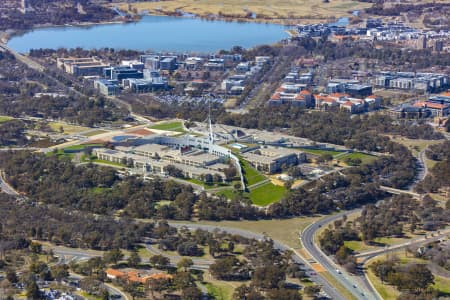 Aerial Image of PARLIAMENT HOUSE CANBERRA