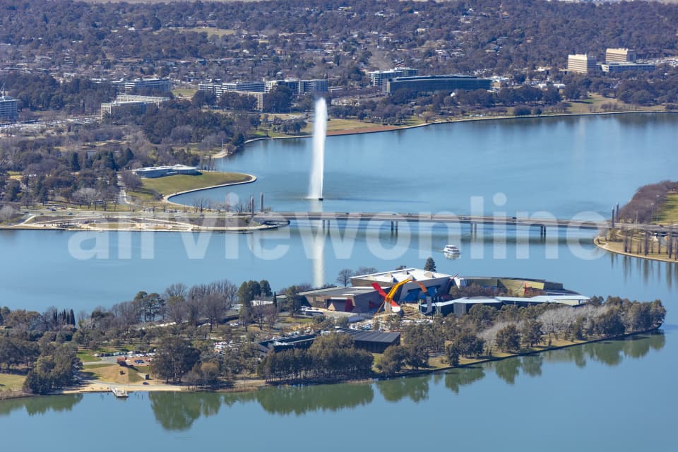 Aerial Image of National Museum of Australia Canberra
