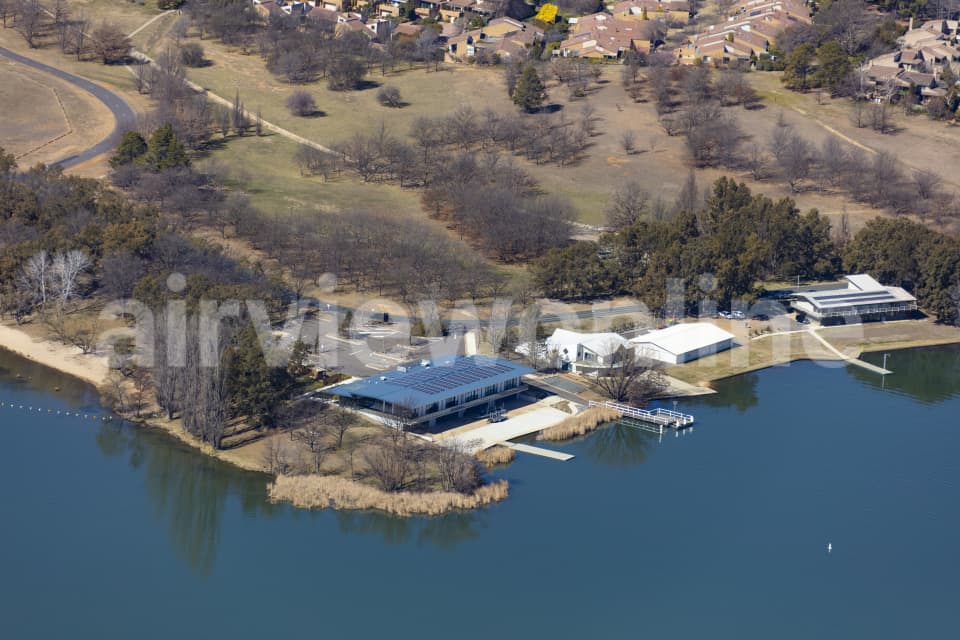 Aerial Image of YMCA Canberra Sailing Club