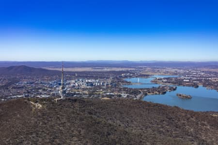 Aerial Image of TELSTRA TOWER BLACK MOUNTAIN CANBERRA