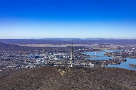 Aerial Image of TELSTRA TOWER BLACK MOUNTAIN CANBERRA