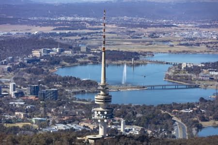 Aerial Image of TELSTRA TOWER BLACK MOUNTAIN CANBERRA