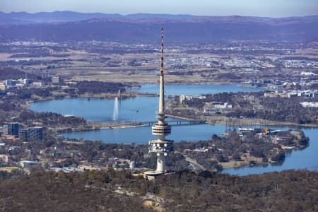 Aerial Image of TELSTRA TOWER BLACK MOUNTAIN CANBERRA