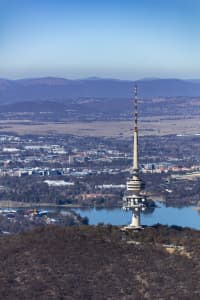 Aerial Image of TELSTRA TOWER BLACK MOUNTAIN CANBERRA