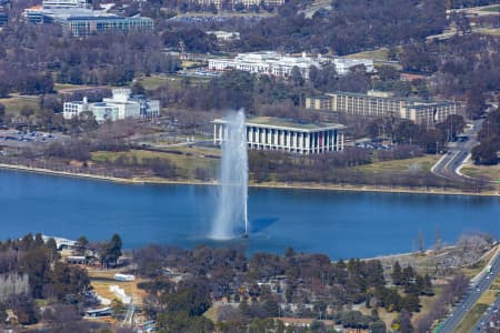 Aerial Image of CAPTAIN COOK MEMORIAL JET - LAKE BURLEY GRIFFIN
