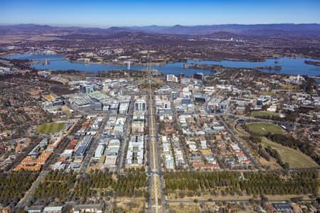 Aerial Image of BRADDON CANBERRA ACT