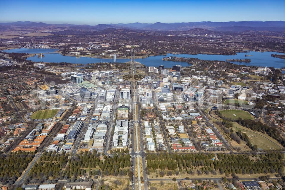 Aerial Image of Braddon Canberra ACT