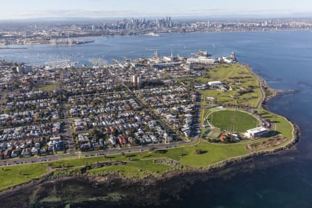 Aerial Image of WILLIAMSTOWN IN VIC