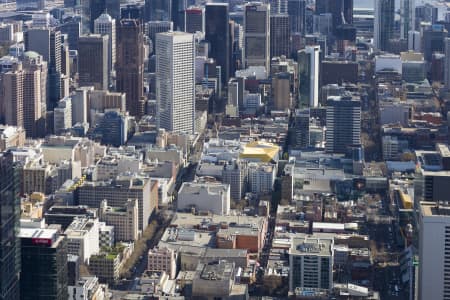 Aerial Image of OPEN AERIAL VIEW OF MELBOURNE CITY CENTER