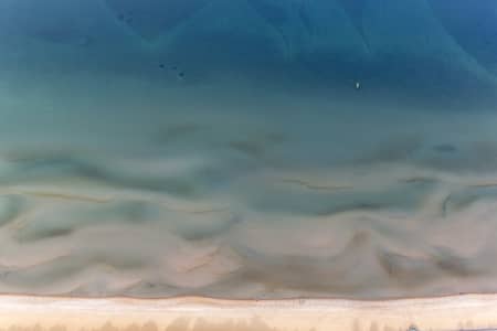 Aerial Image of STILL BAY WATER WITH SAND RIDGES BELOW