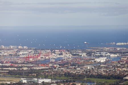 Aerial Image of PORT MELBOURNE OCEAN PORT VIEW