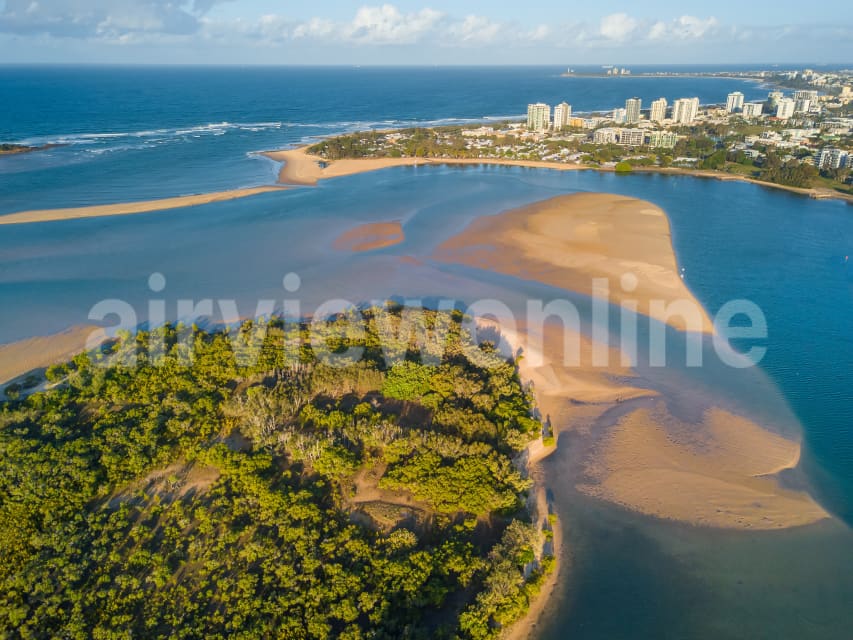 Aerial Image of Goat Island and Maroochydore