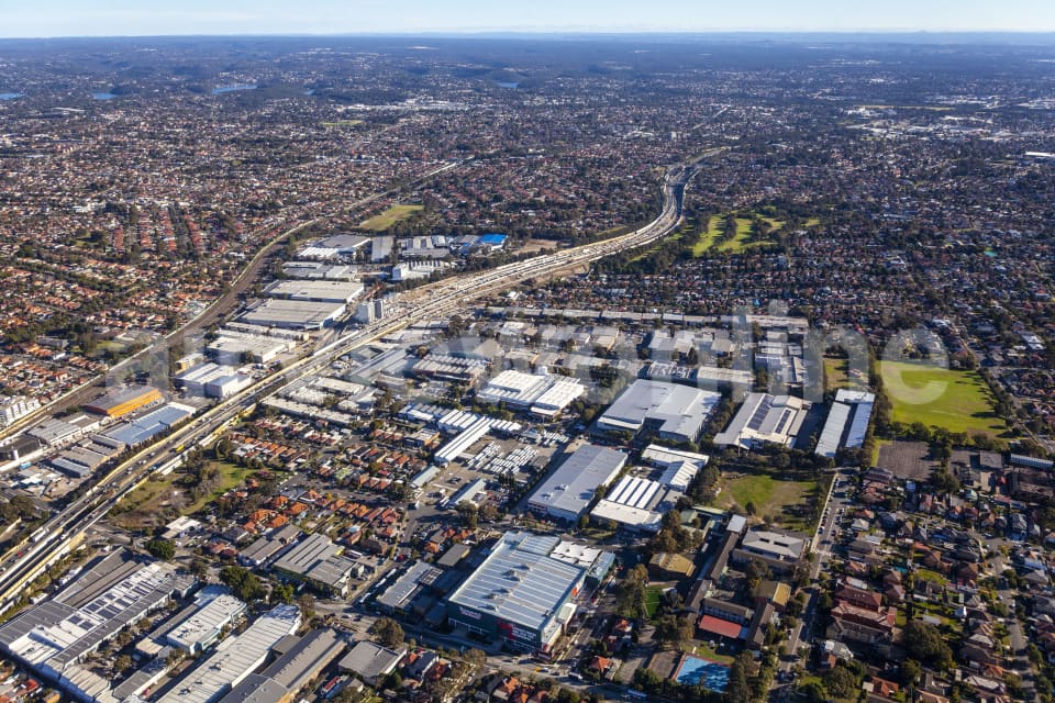 Aerial Image of Kingsgrove in NSW