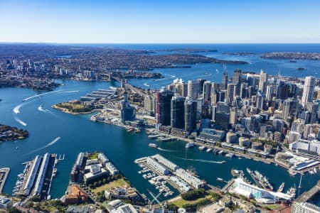 Aerial Image of PYRMONT TO SYDNEY CBD