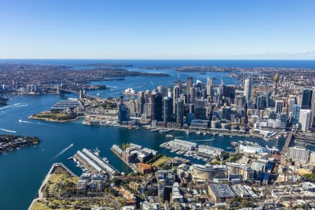 Aerial Image of PYRMONT TO SYDNEY CBD