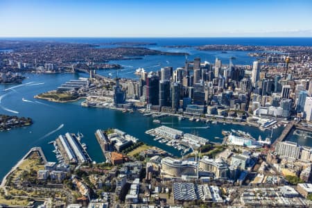 Aerial Image of PYRMONT TO SYDNEY CBD