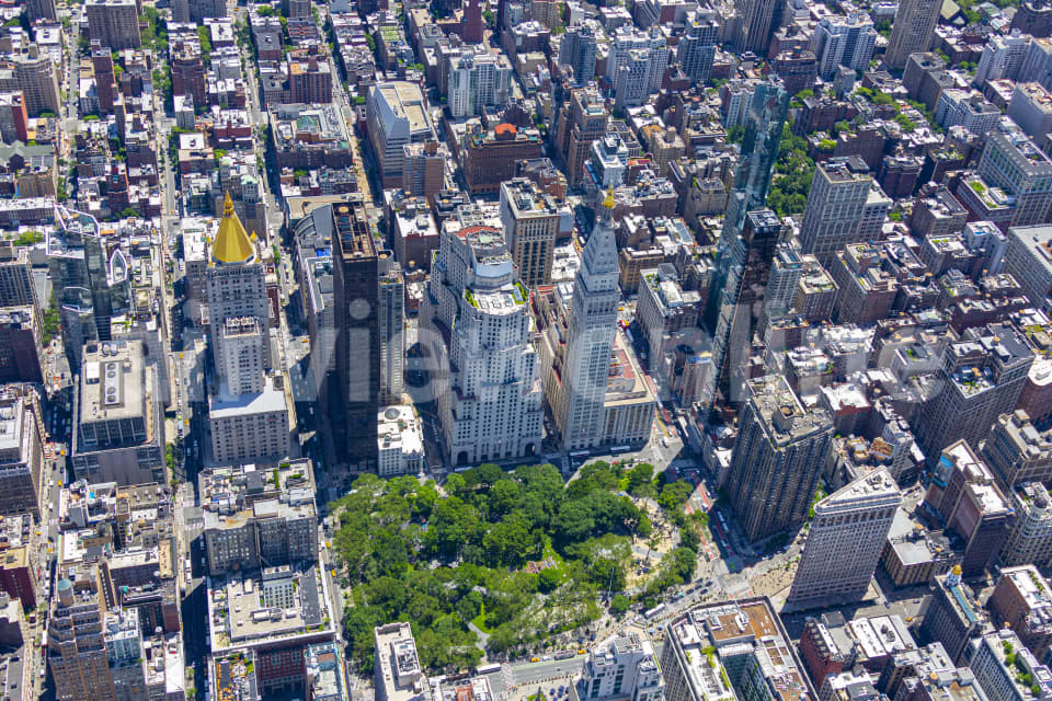 Aerial Image of Madison Square Park
