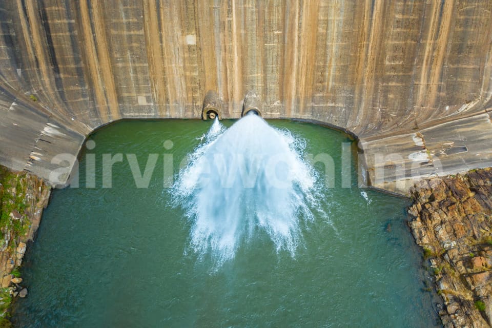Aerial Image of Lauriston Reservoir